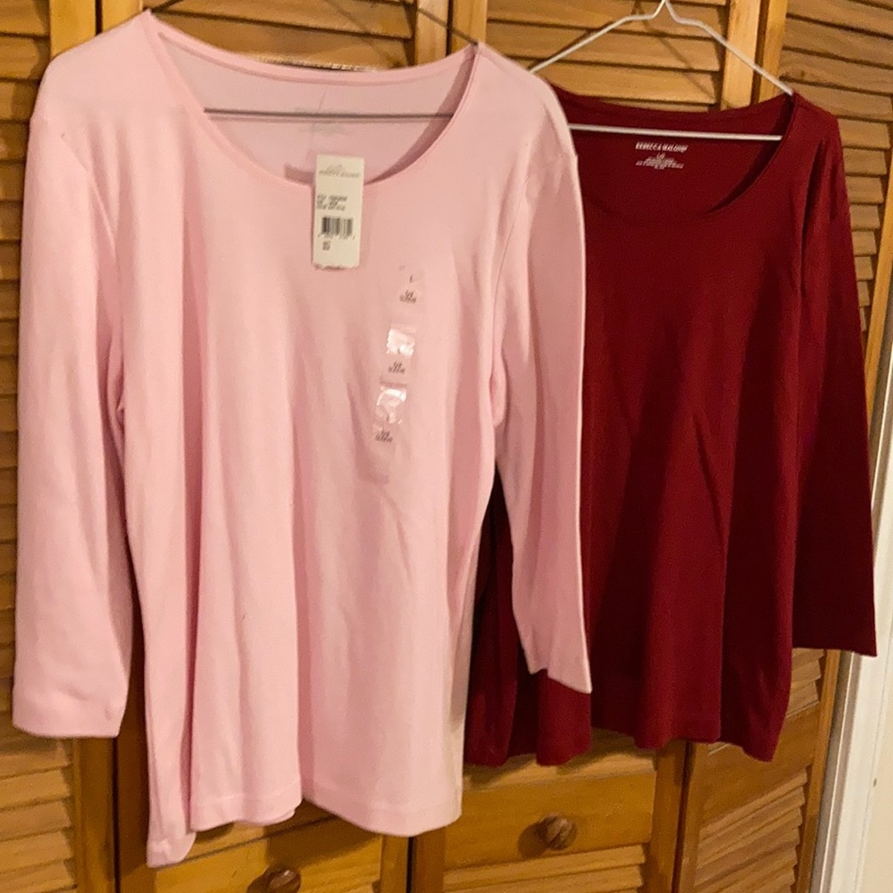 2 Long sleeve tee shirts